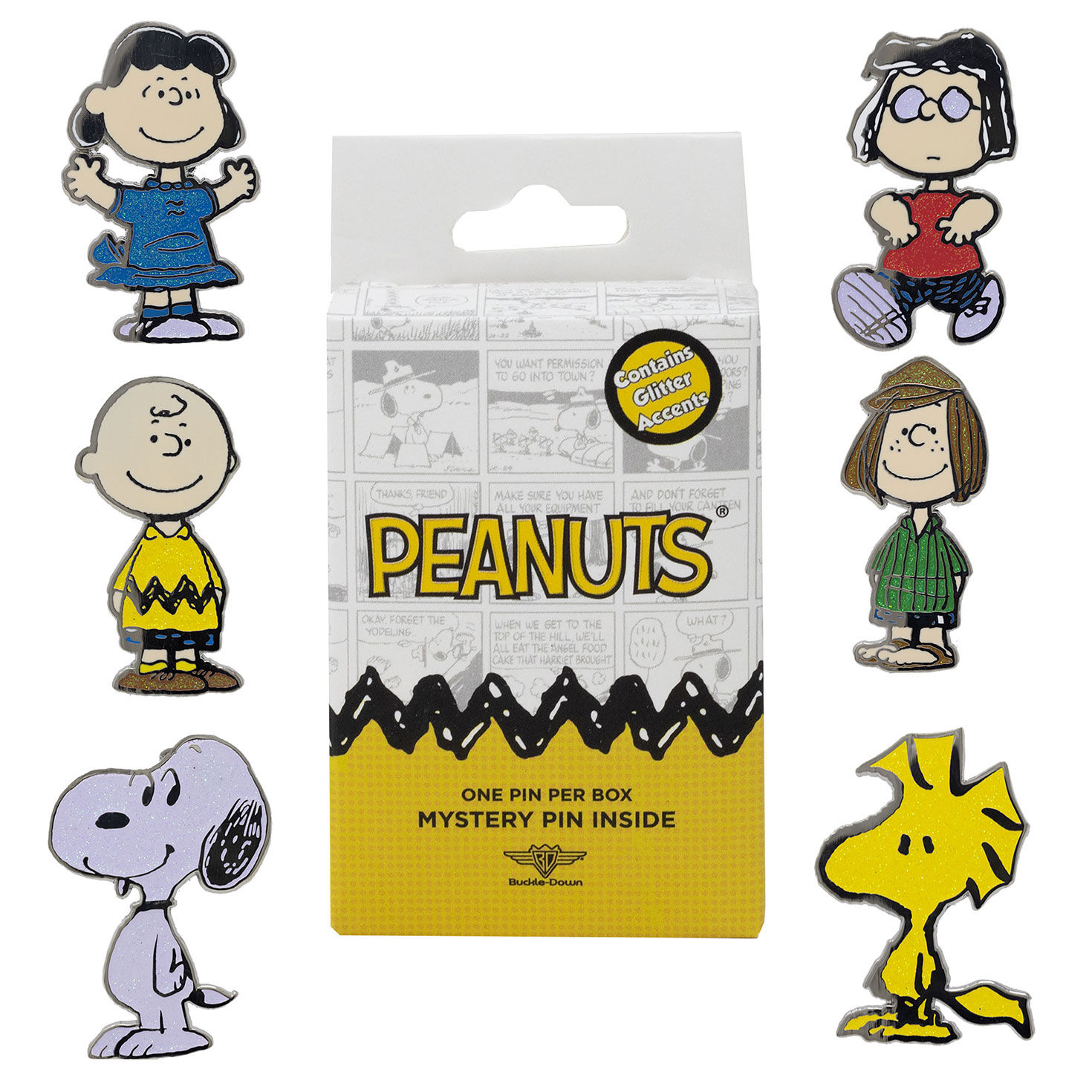 Peanuts Blind Box Mystery Character Pin  image number 1