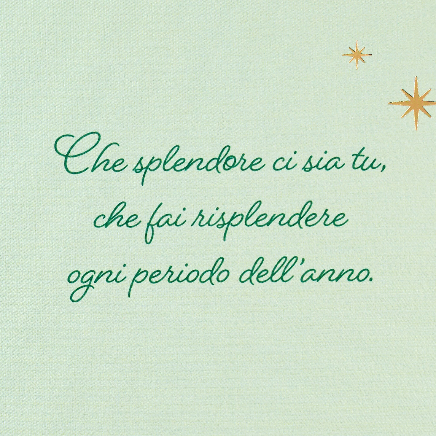 You Brighten the Year Italian-Language Christmas Card, , large image number 3