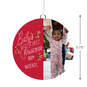 Baby's First Christmas Personalized Text and Vertical Photo Ceramic Ornament, , large image number 3