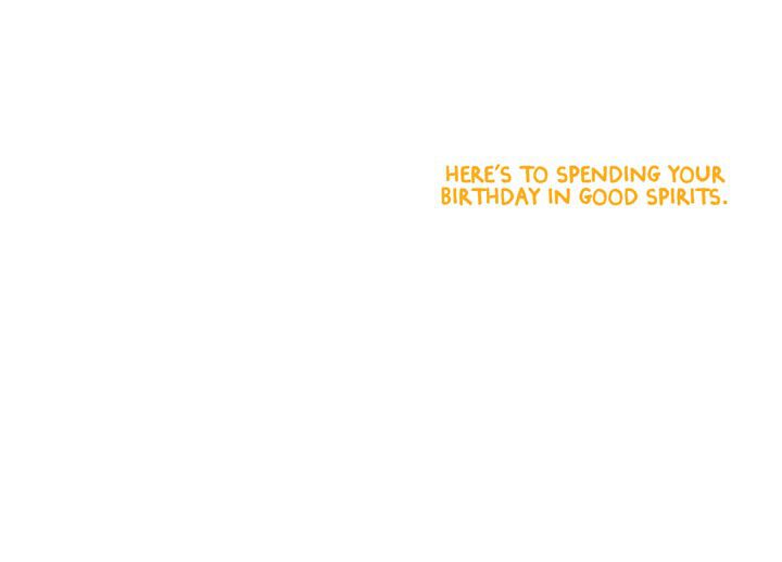 Good Spirits Funny Birthday Card