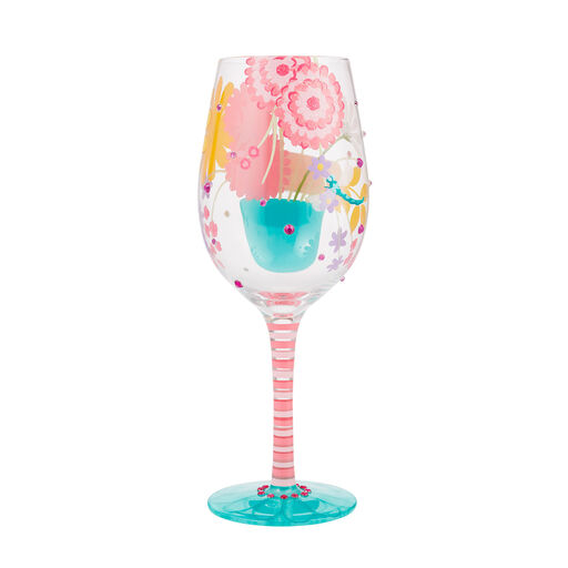 Lolita Best Mom Ever Handpainted Wine Glass, 15 oz., 