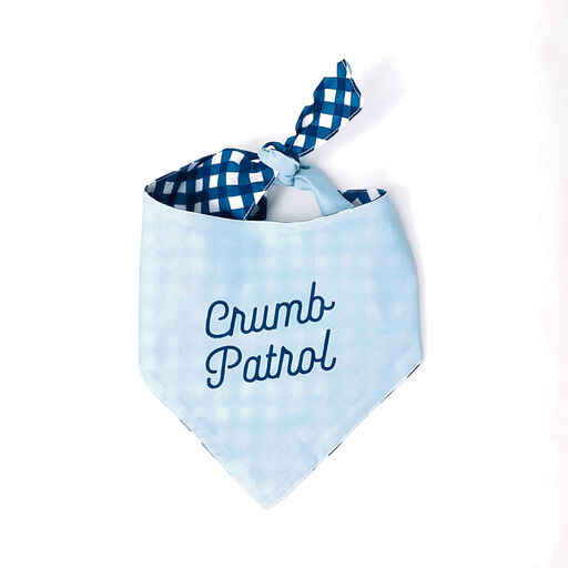 Mary Square Crumb Patrol Reversible Dog Bandana, 