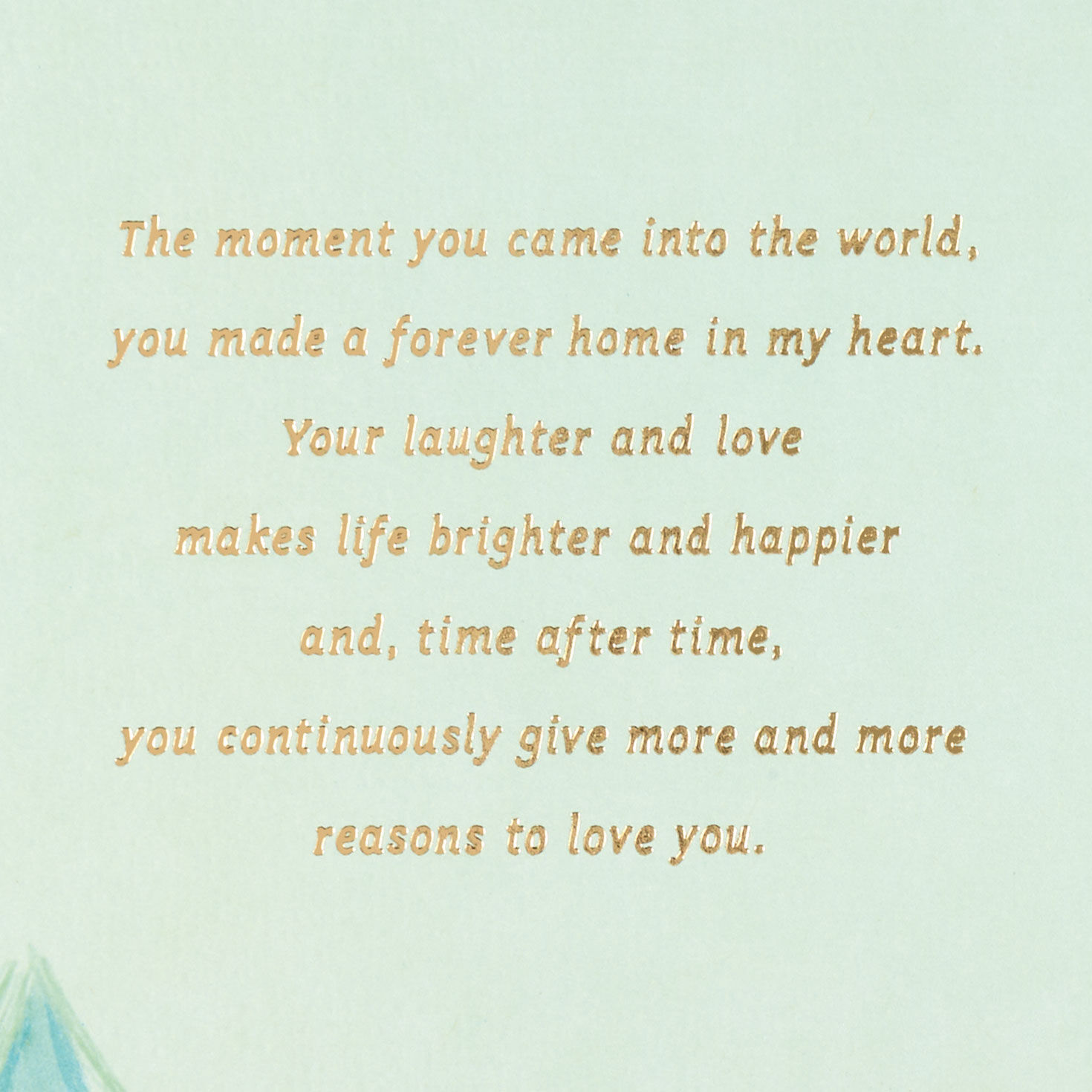 Birds Decorating Tree Daughter Christmas Card Sentiment image number 2