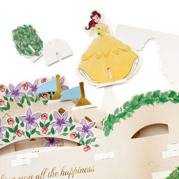 Disney Princess Castle All the Happiness 3D Pop-Up Card With Playset, , large image number 5