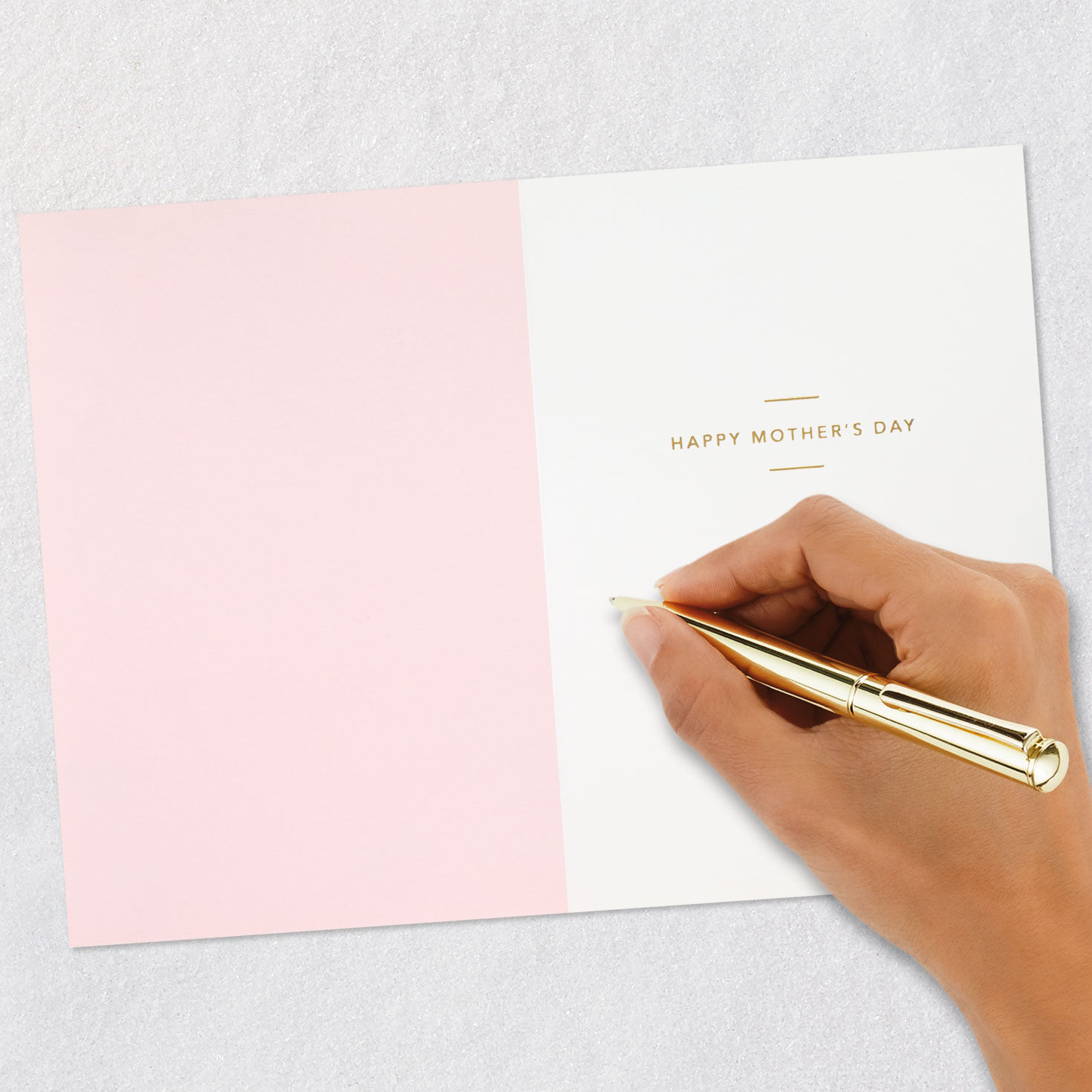 Floral and Blush Quilled Paper Mother's Day Card signing card image number 6