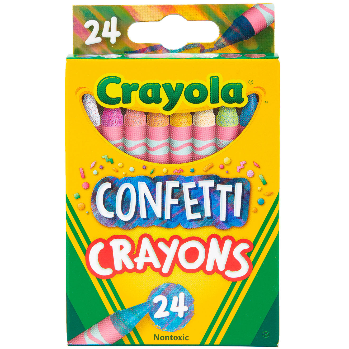 Crayola® Confetti Crayons, 24-Count - Arts & Crafts - Hallmark