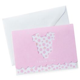 Pink Onesie Baby Thank You Notes, Pack of 10, Pink Onesie Baby Thank You Notes, Pack of 10, , large