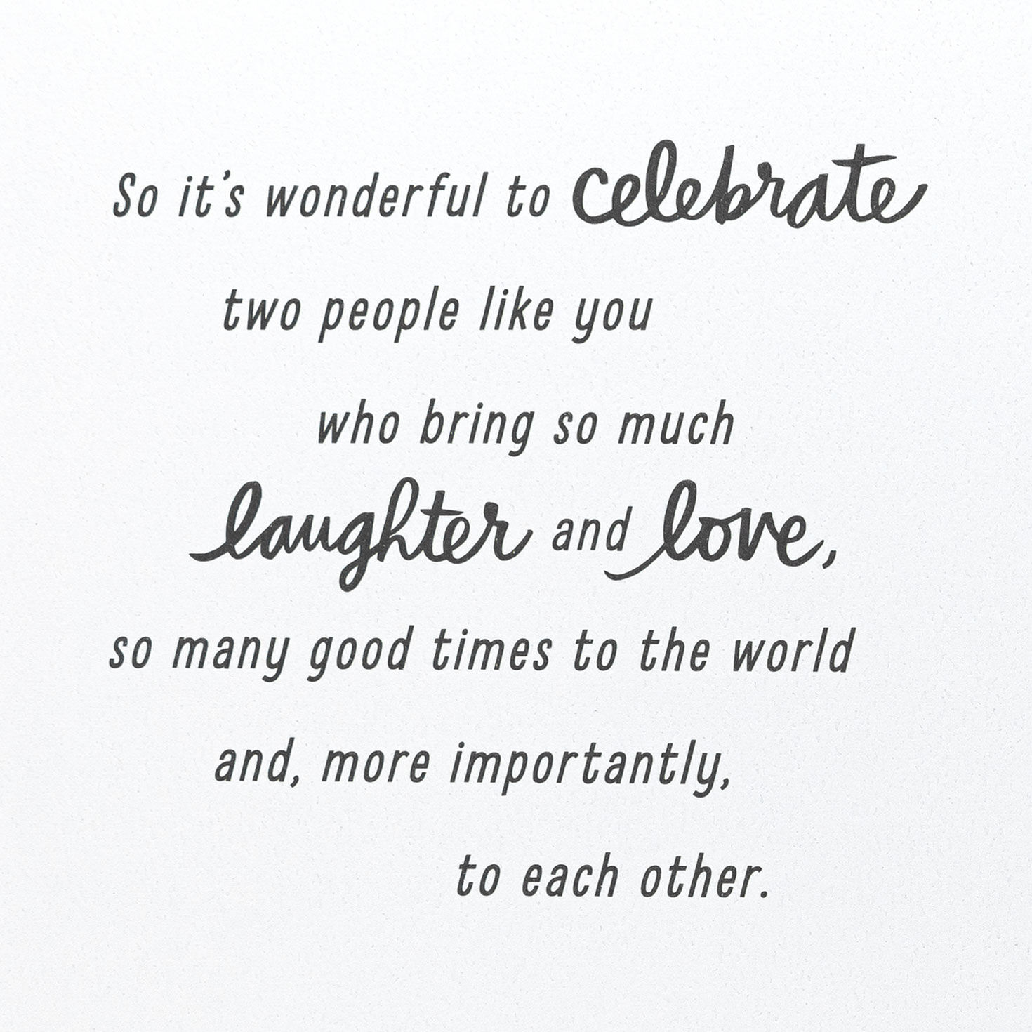 Love Is Always Something to Celebrate Anniversary Card for Couple, , large image number 2