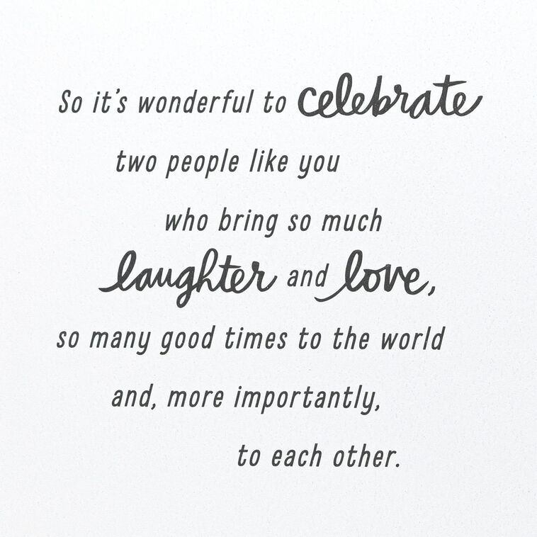 Love Is Always Something to Celebrate Anniversary Card for Couple, , large image number 2