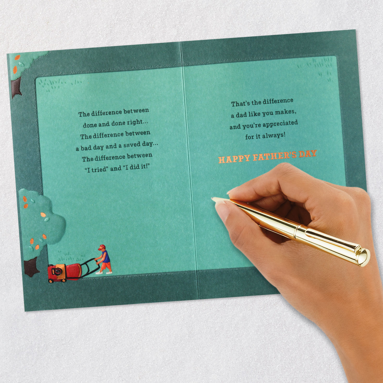 You Make a Difference Father's Day Card for Dad, , large image number 7