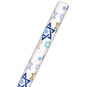 Blue and Gold Stars of David Hanukkah Wrapping Paper  image number 6
