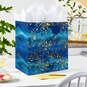 15" Gold Splatter on Navy Blue Extra-Deep Gift Bag, , large image number 2