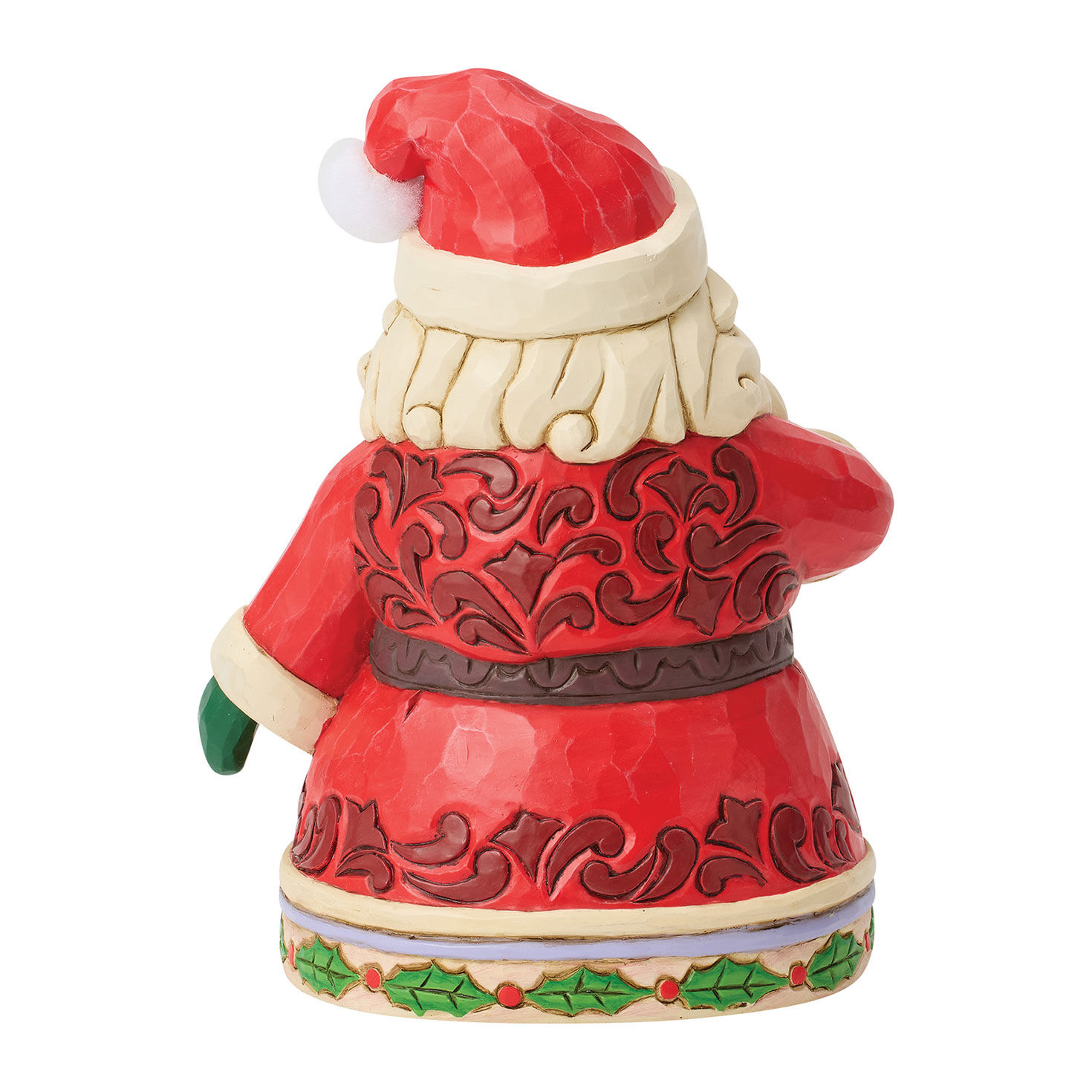 Santa With Coffee Mug Jim Shore Statue Back image number 2