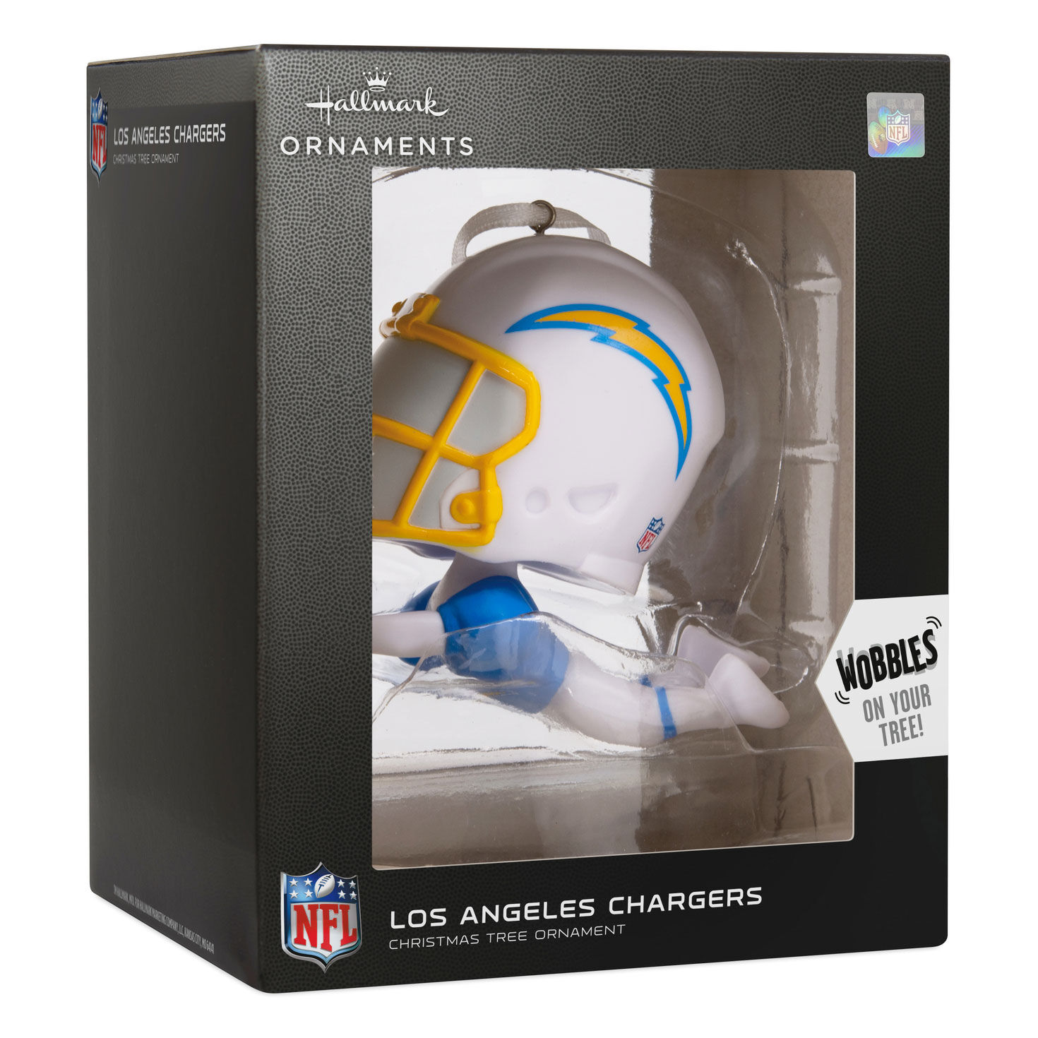 NFL Los Angeles Chargers Bouncing Buddy Hallmark Ornament, , large image number 4