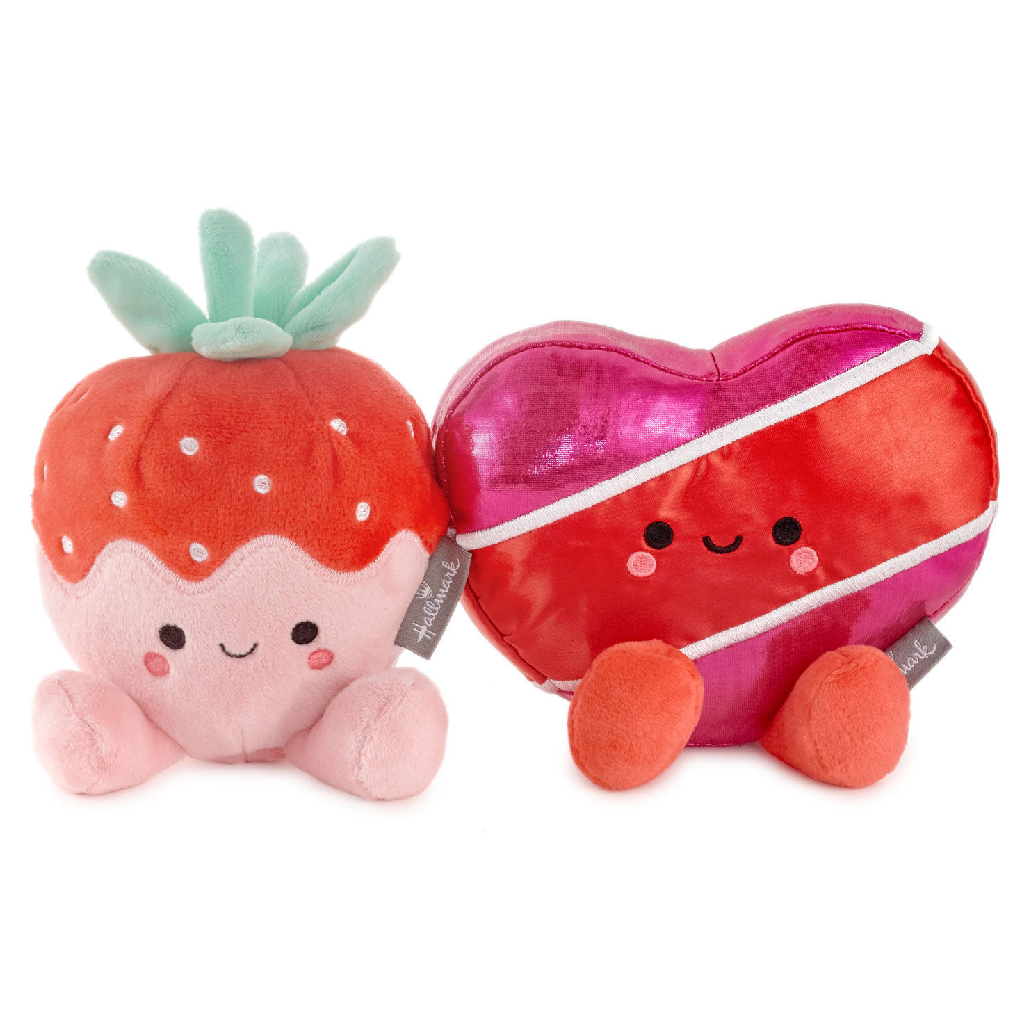 Better Together Strawberry and Chocolates Magnetic Plush Pair, 5.5"