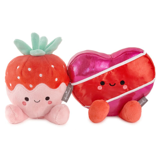 Better Together Strawberry and Chocolates Magnetic Plush Pair, 5.5", 