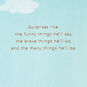 Hot Air Balloons New Baby Boy Card Sentiment image number 2
