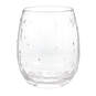 Candles and Frosting Embossed Stemless Wine Glass, 17 oz., , large image number 1
