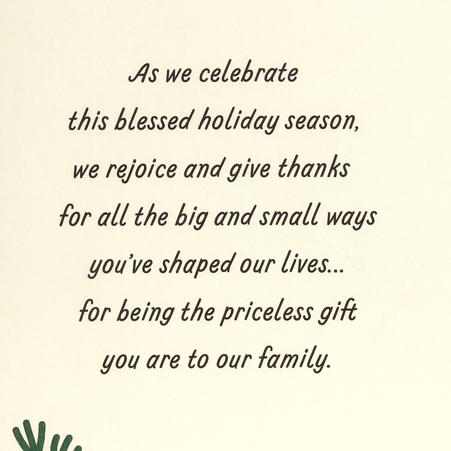 Bible Verse on Ornament Christmas Card for Mom Sentiment image number 2
