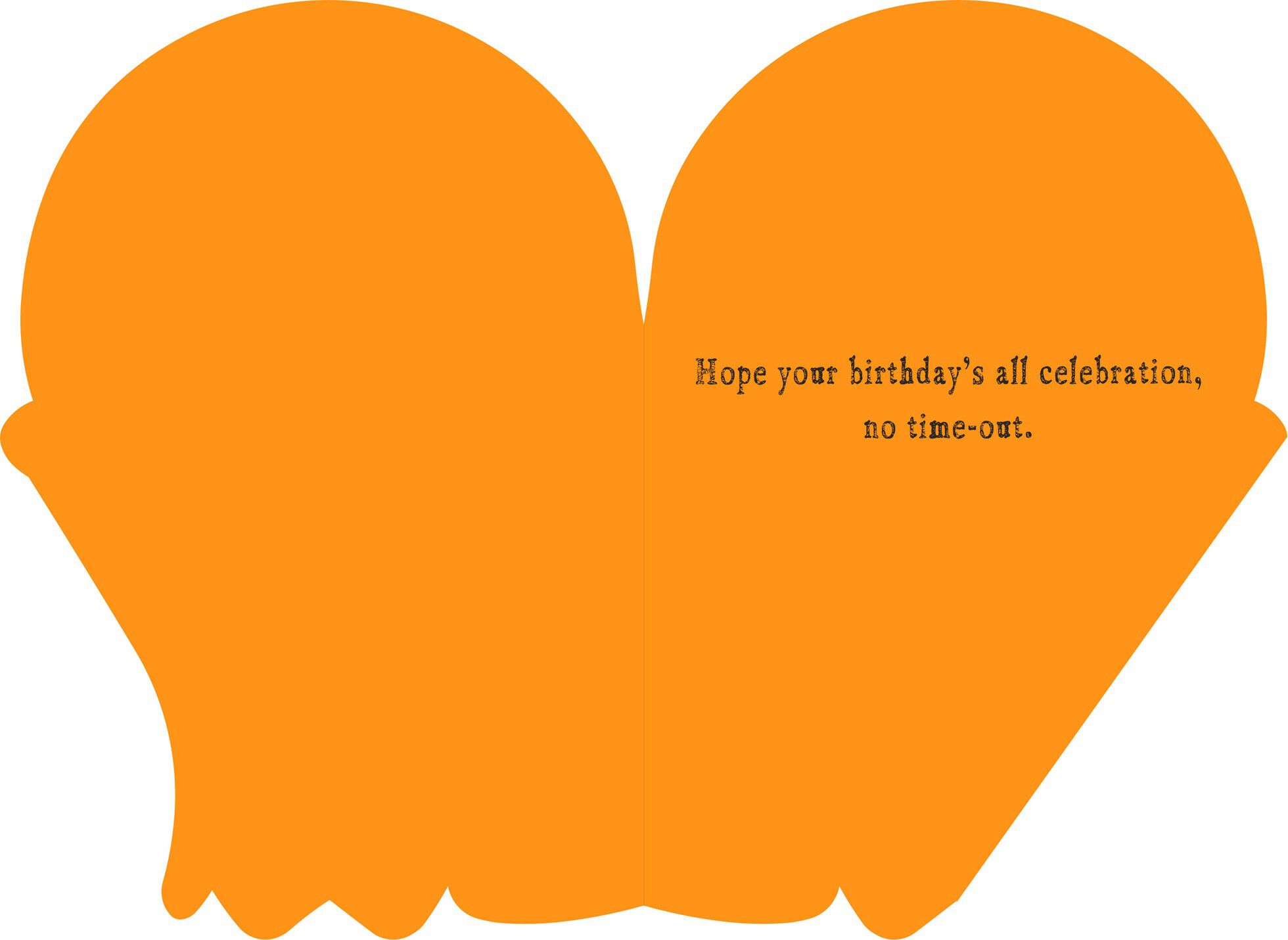 Basketball Felt Musical Birthday Card