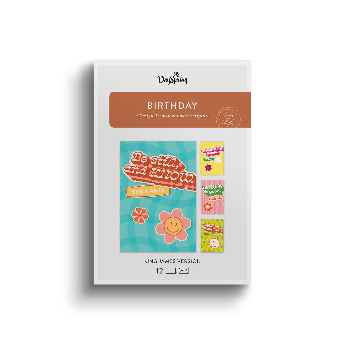 Happy Faces DaySpring Birthday Cards Assortment package front image number 2
