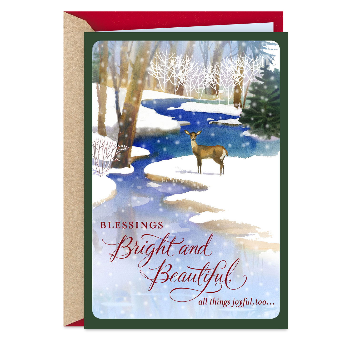Blessings Bright and Beautiful Christmas Card