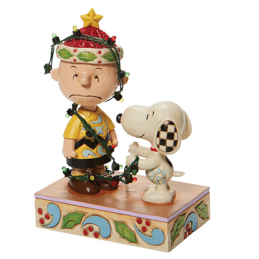 jim shore peanuts snow day