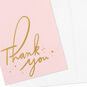 Gold on Pink Blank Thank You Note Cards Pack  image number 3