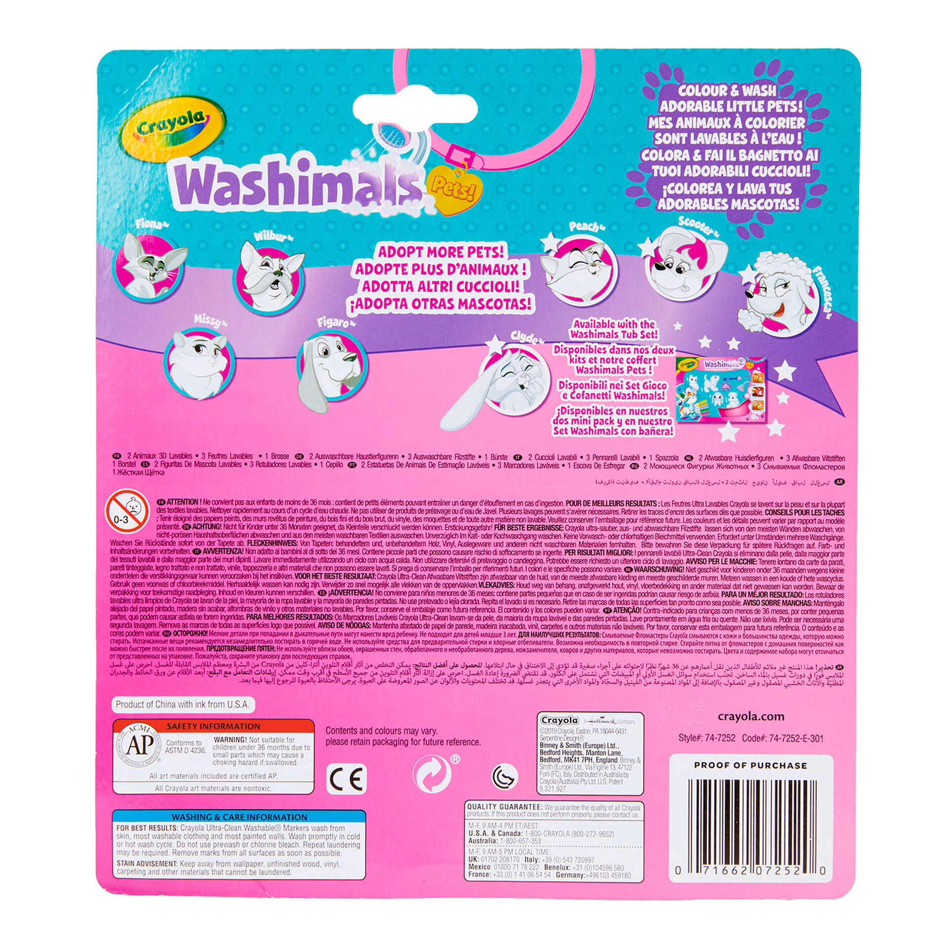 Crayola® Scribble Scrubbie Pets Dogs Coloring Set, 2Count Arts