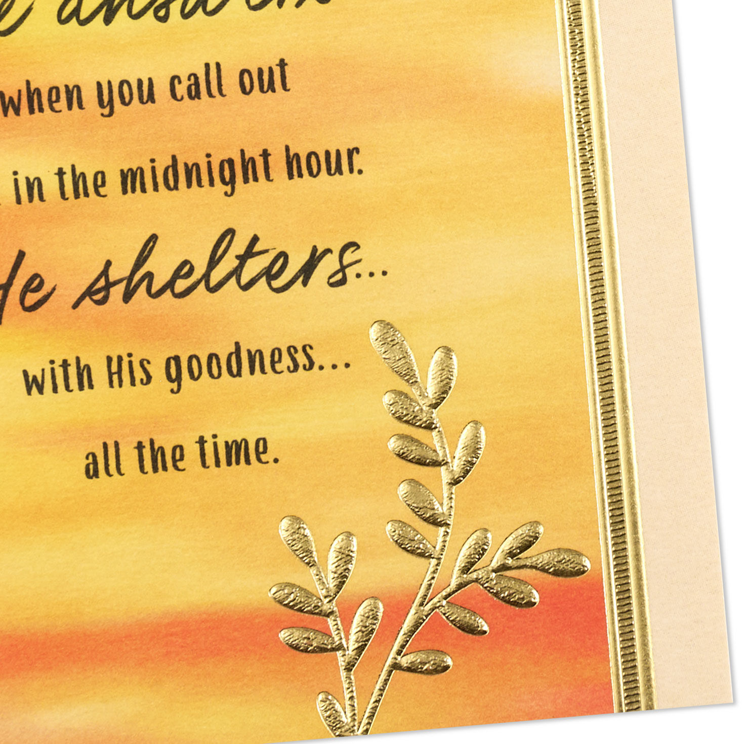 God Walks Beside You Religious Sympathy Card for only USD 4.99 | Hallmark