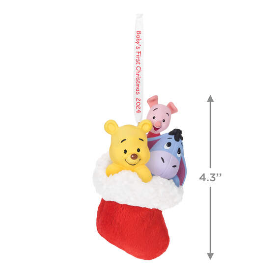 Disney Winnie the Pooh A Snuggly First Christmas 2024 Ornament, , large image number 3