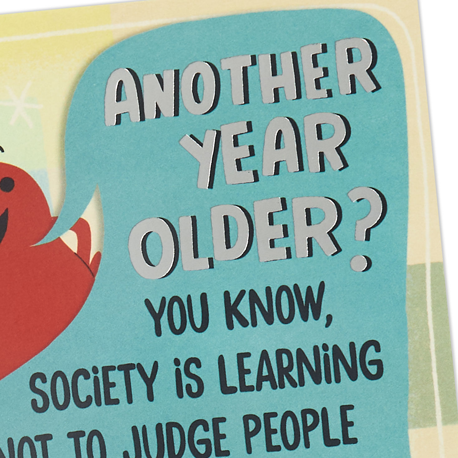 Young and Great-Looking Funny Birthday Card, , large image number 4