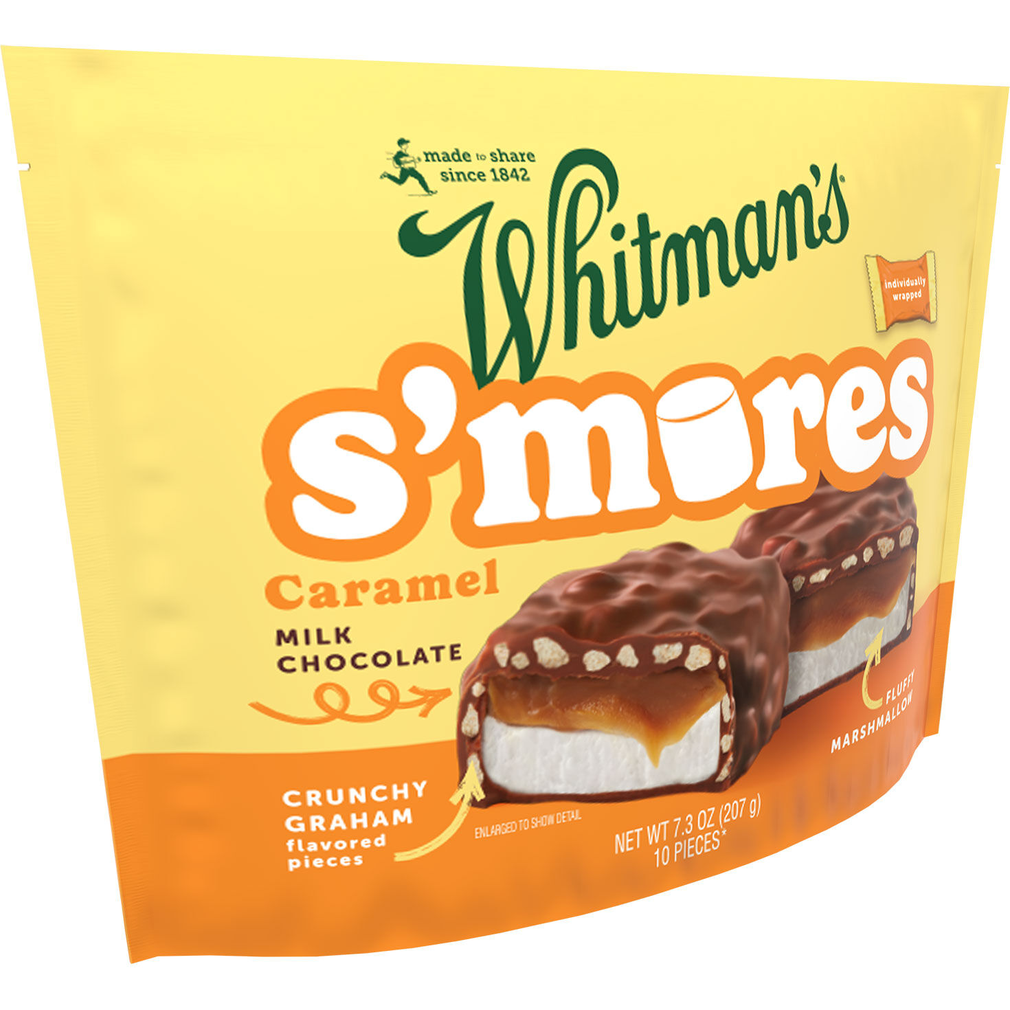 Individually Wrapped Caramel S'mores Chocolates side image number 3