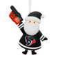 Houston Texans Santa Fan Christmas Ornament front image number 1
