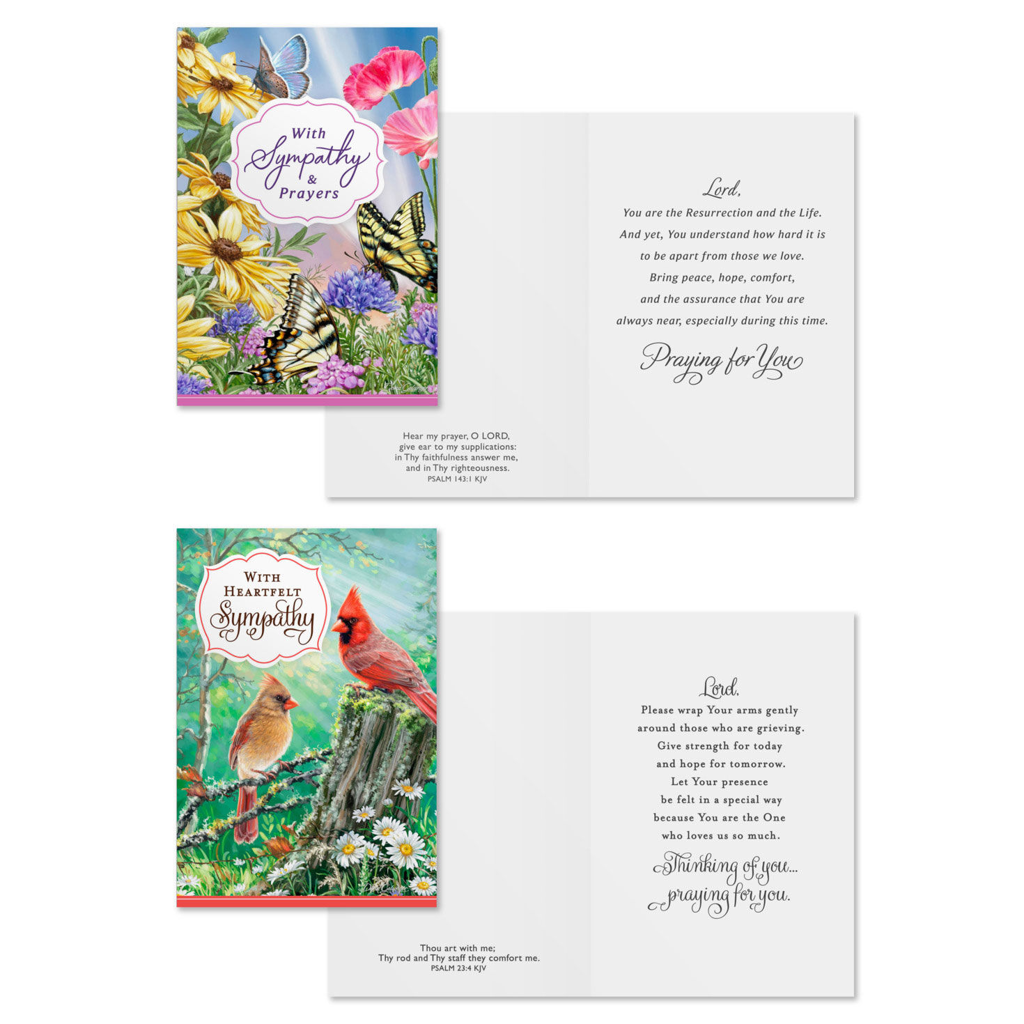Dona Gelsinger DaySpring Sympathy Cards Assortment Card Front with Sentiment image number 4