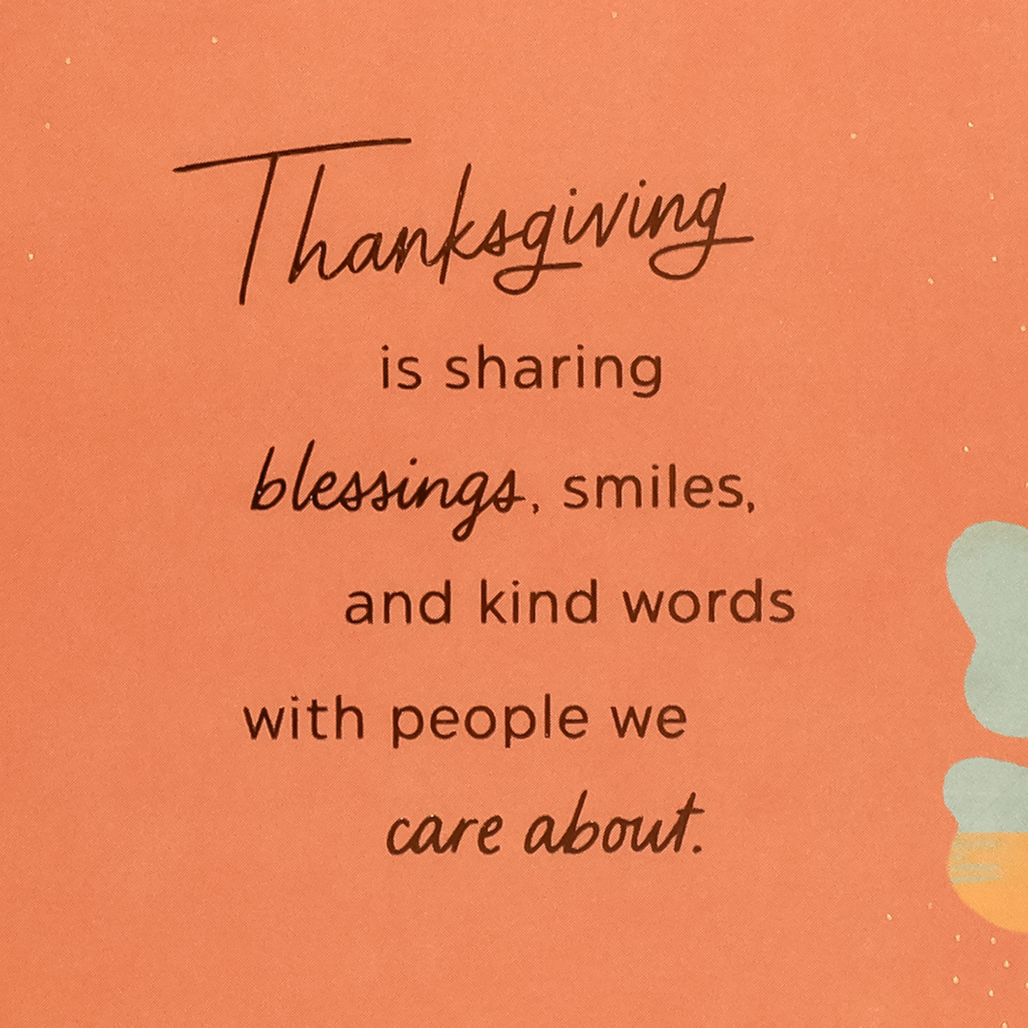 Autumn Leaves Thanksgiving Card Sentiment image number 2