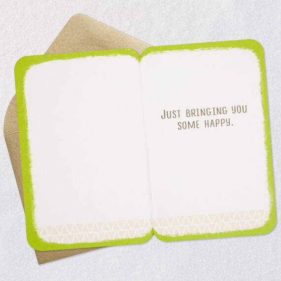 3.25" Mini Bringing You Some Happy Thinking of You Card, , large image number 4