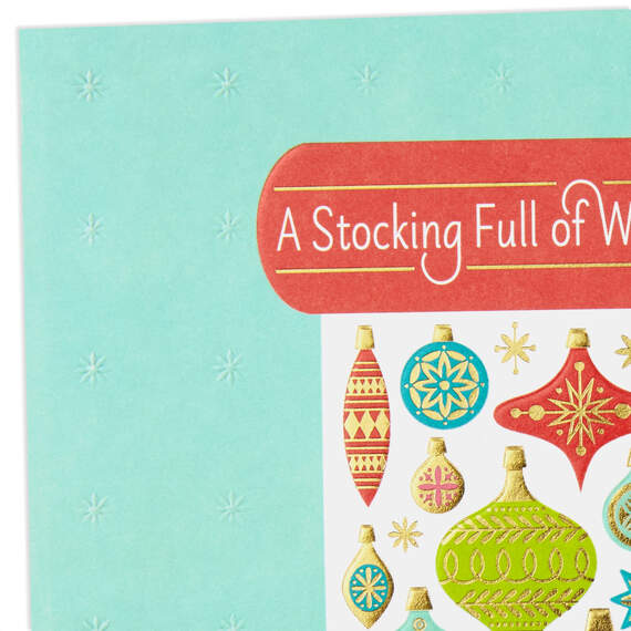 Stocking Full of Wishes Christmas Card, , large image number 4