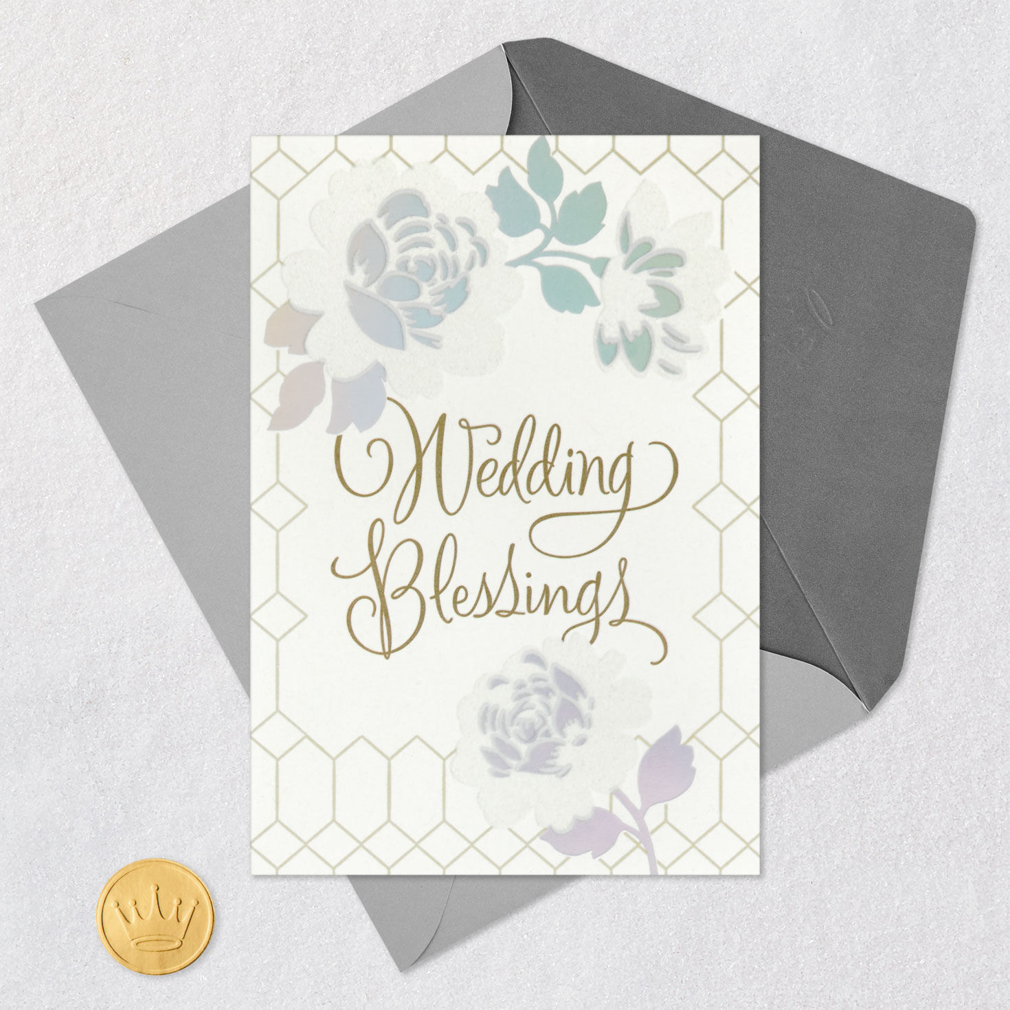 Blessings, Joy and Love Religious Wedding Card, , large image number 6