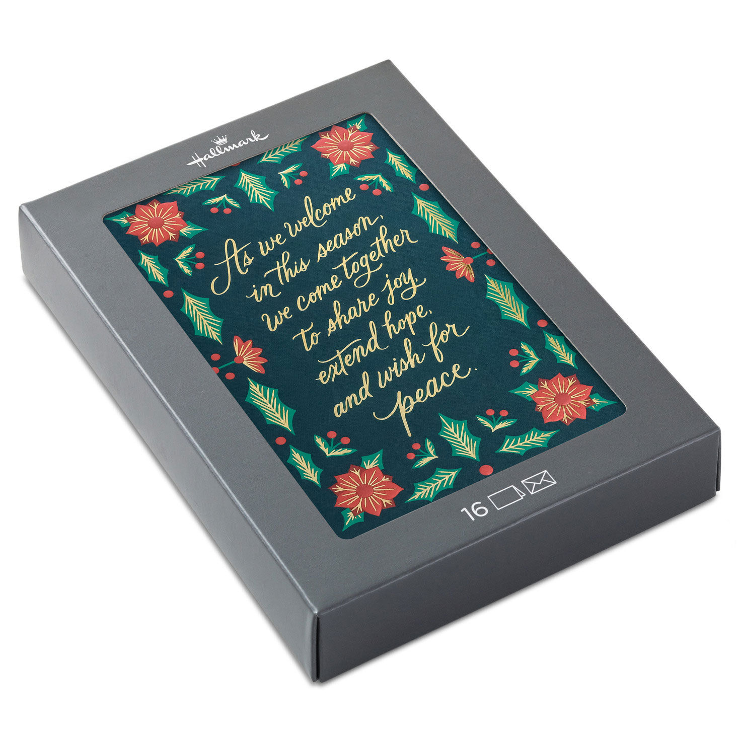 Stylized Florals Boxed Christmas Cards package front image number 7