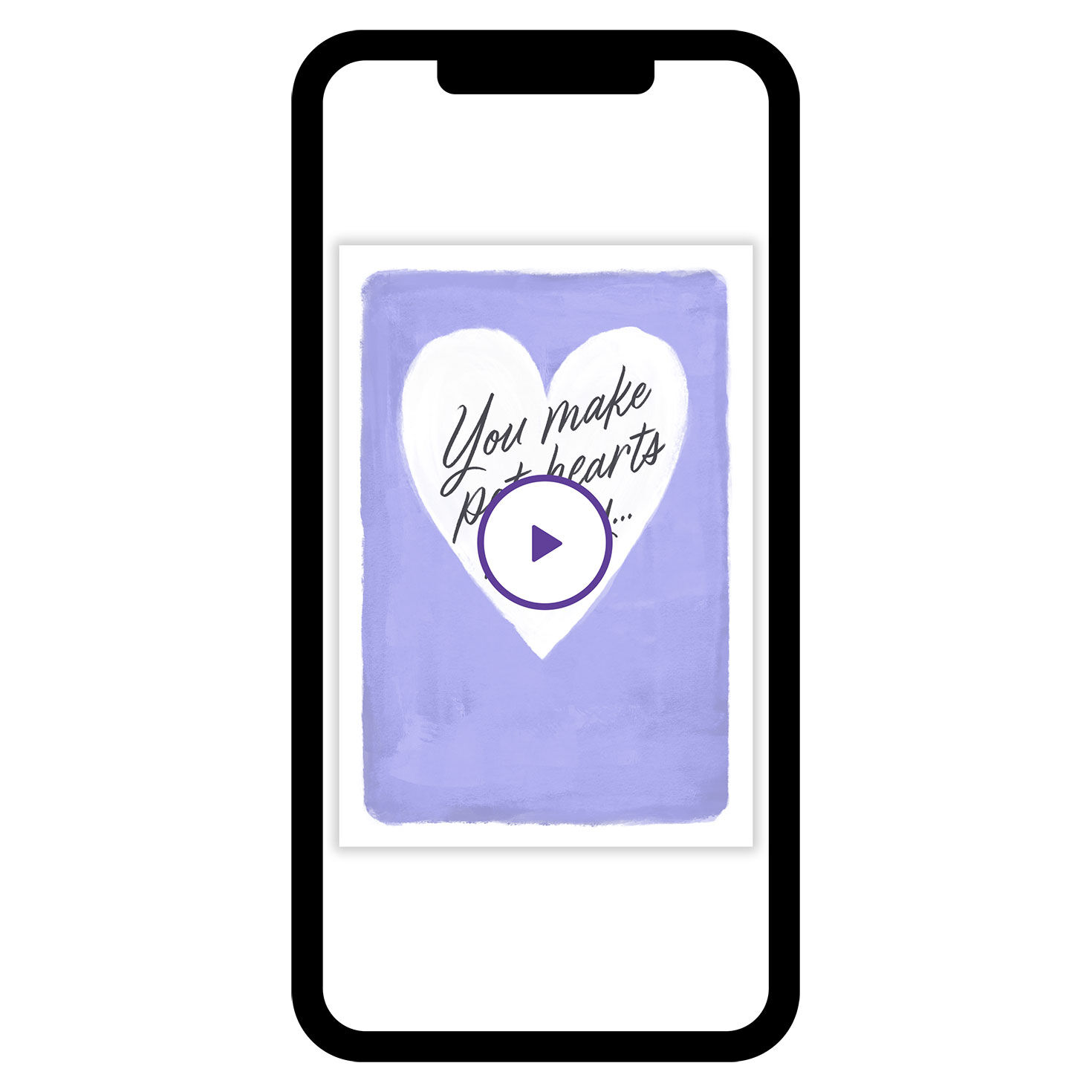 You Make Pet Hearts Happy Thank You eCard