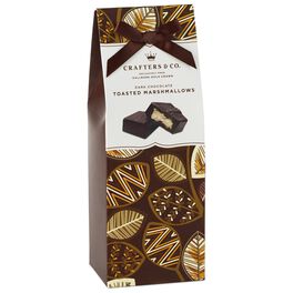 Dark Chocolate Toasted Marshmallows in Gift Box, 6.5 oz., Dark Chocolate Toasted Marshmallows in Gift Box, 6.5 oz., , large