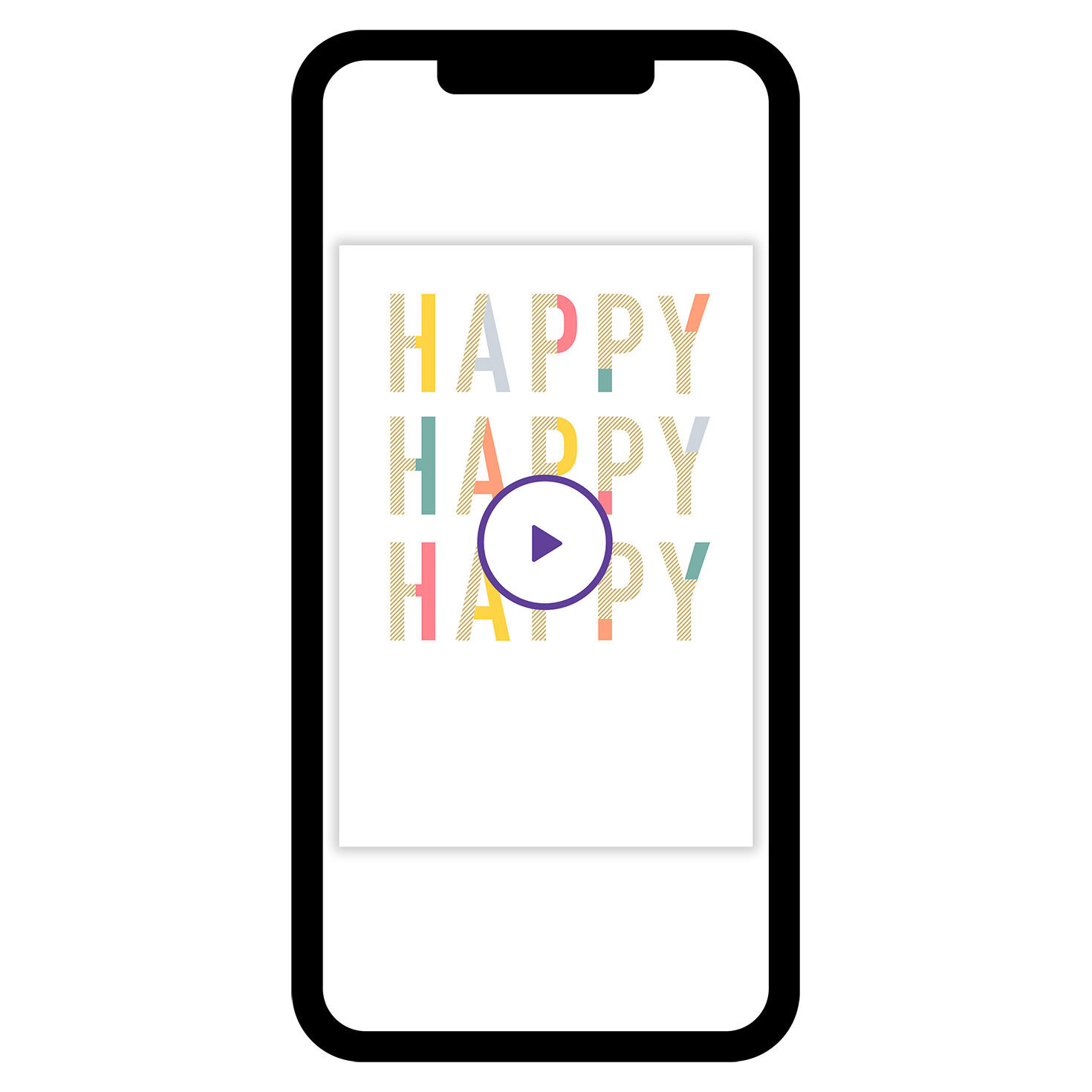 Happy Happy Happy Birthday eCard