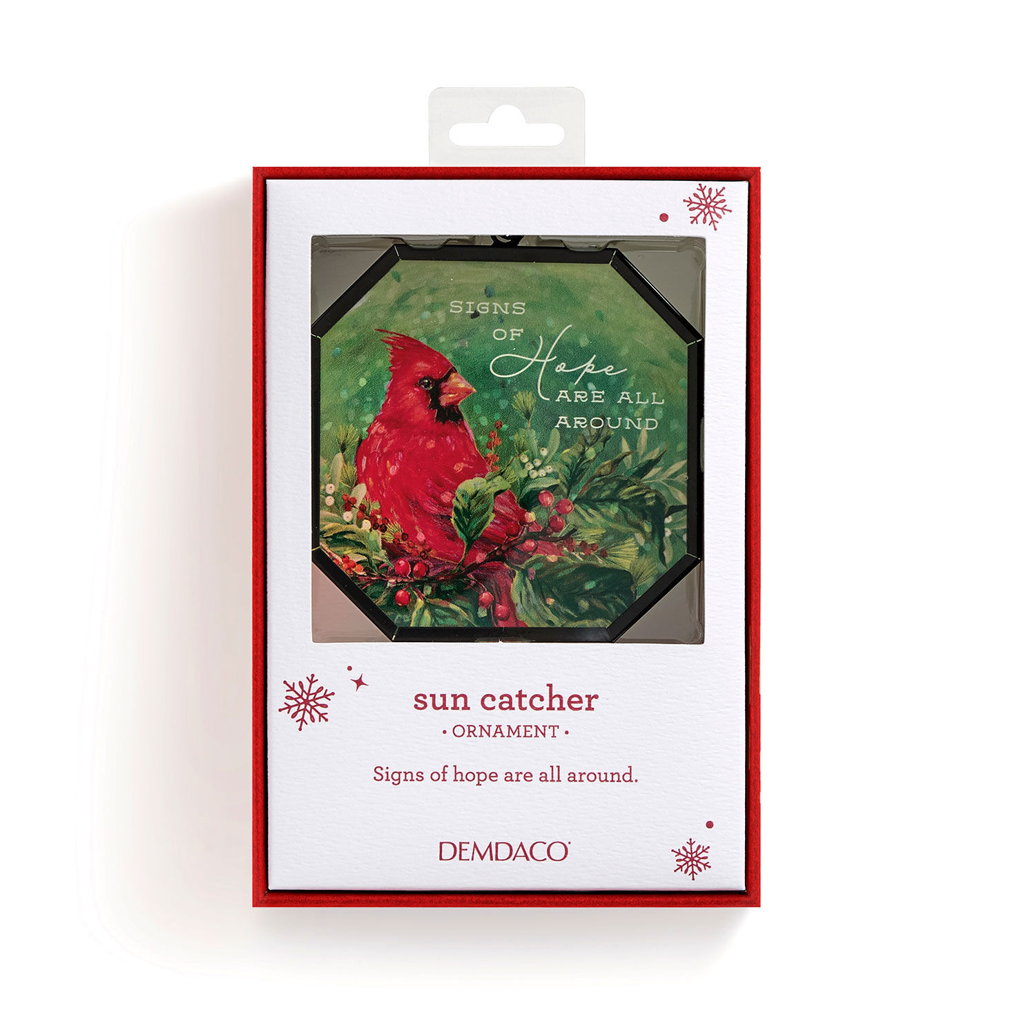 Demdaco Cardinal Signs of Hope Suncatcher Ornament - Plaques & Signs ...