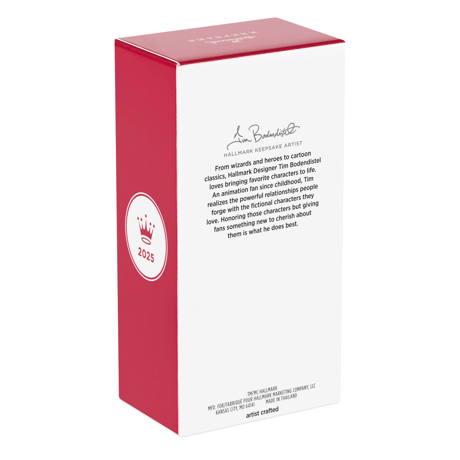 Spider-Man Dangling Present Keepsake Ornament package back image number 8