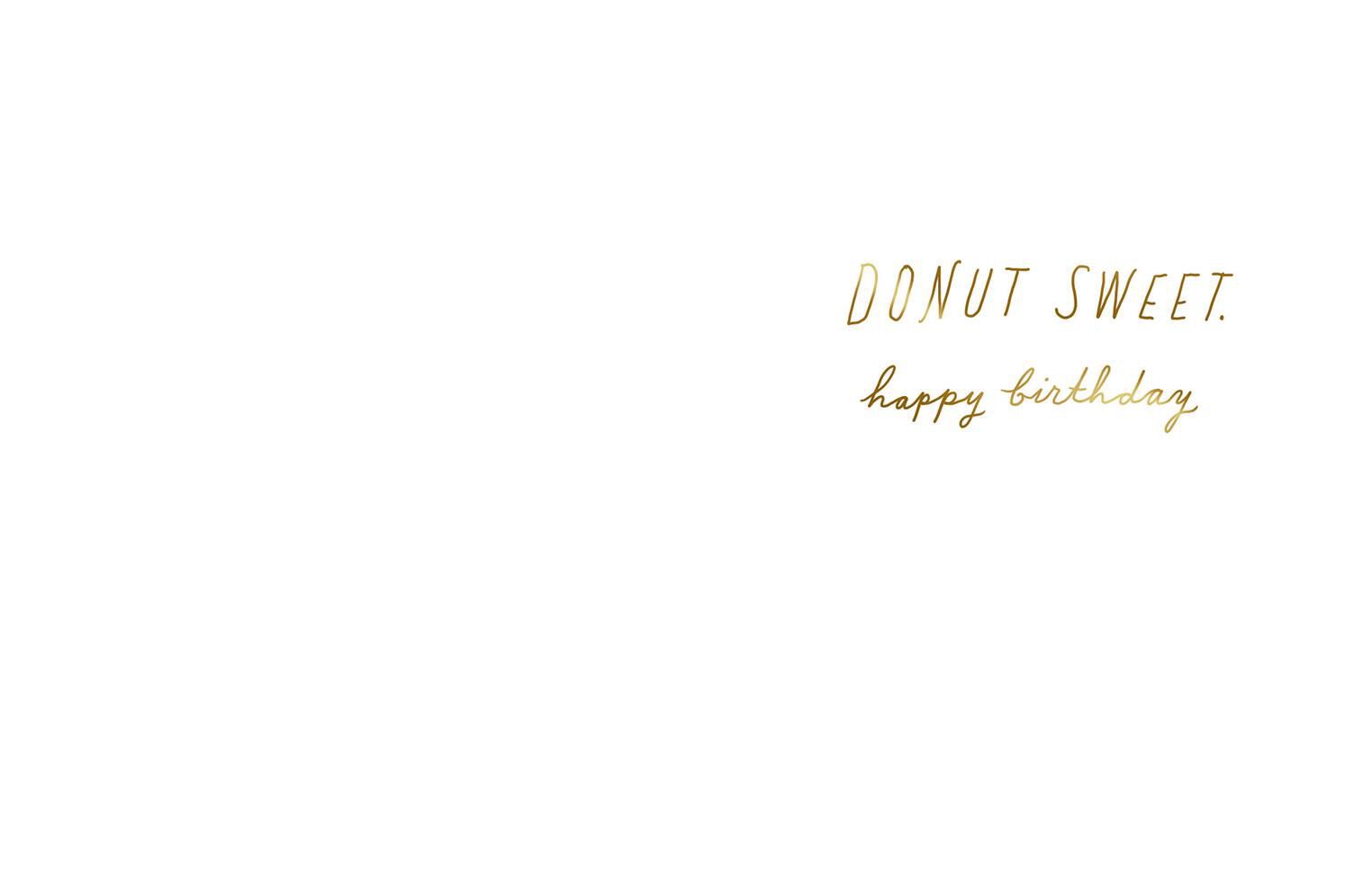 Donut Sweet Birthday Card