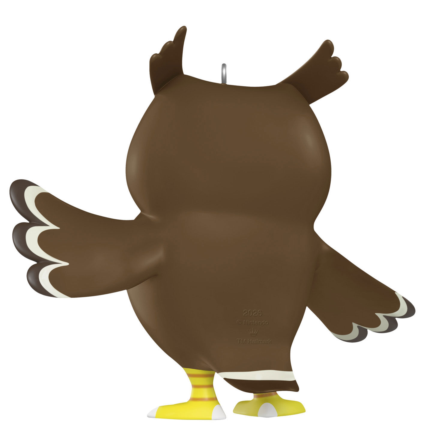 Animal Crossing Owl Keepsake Ornament Back image number 6