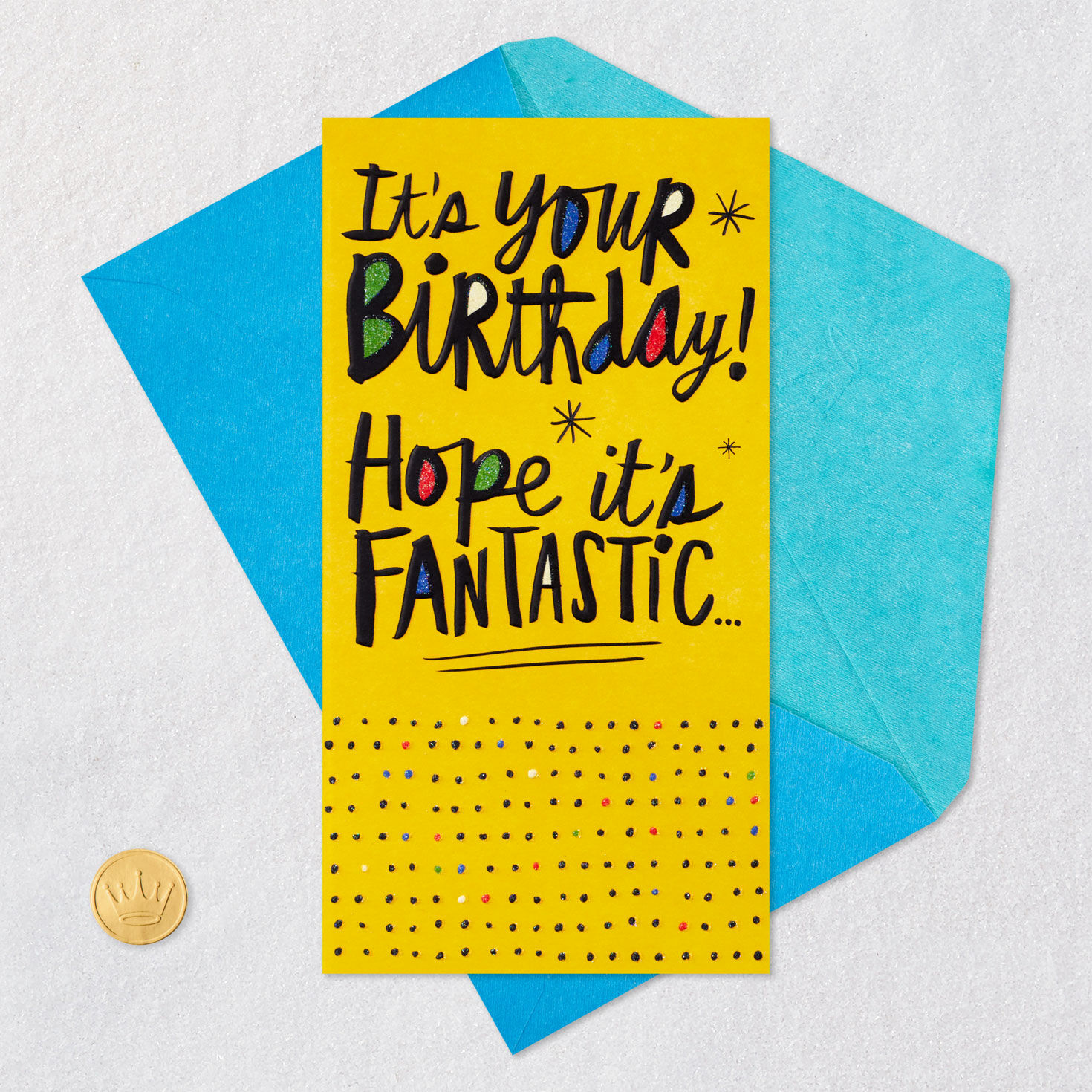 Hope It's Fantastic Money-Holder Birthday Card for only USD 2.99 | Hallmark