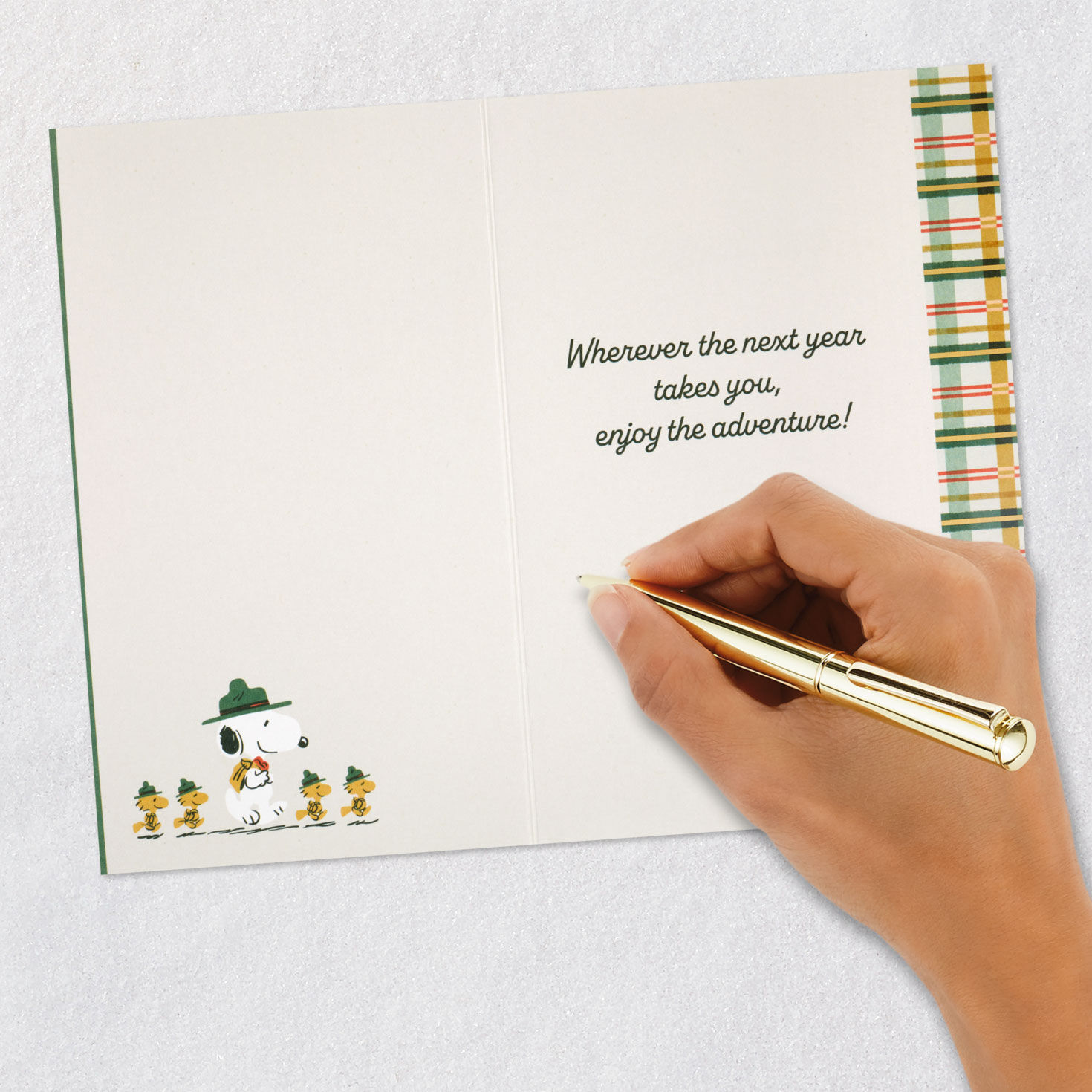 Peanuts® Beagle Scouts Snoopy Happy Camper Birthday Card for only USD 4.59 | Hallmark