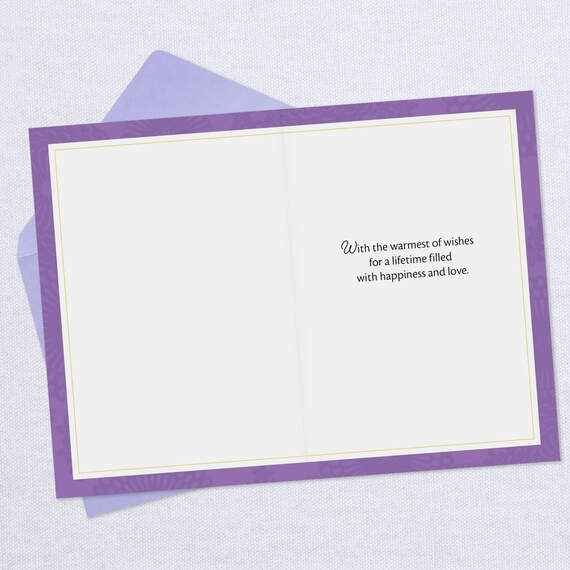 Wishes of Happiness and Love Wedding Shower Card, , large image number 3